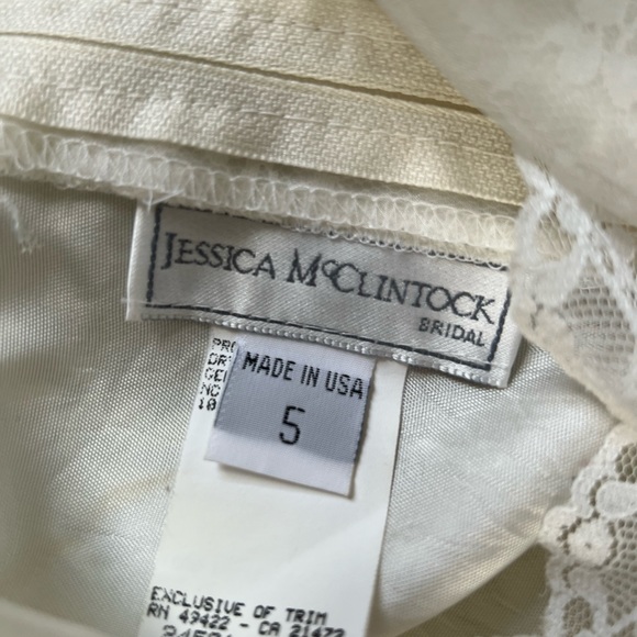 Jessica McClintock Bridal Lace Dress - Picture 5 of 5